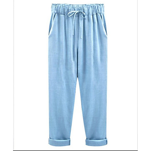 

Жен. Спортивные / Активный Чино Брюки - Однотонный Бежевый