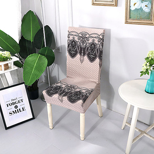 

Royal Luxury Print Very Soft Chair Cover Stretch Removable Washable Dining Room Chair Protector Slipcovers Home Decor Dining Room Seat Cover