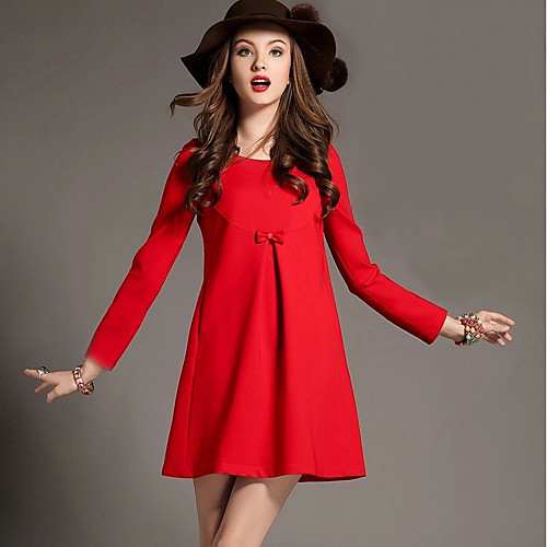 

женское платье-футляр длиной до колен красное черное s m l xl