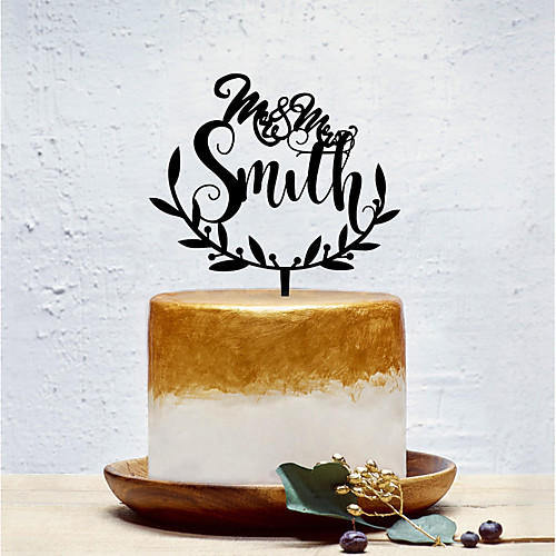 

Украшения для торта Классика / Креатив / Свадьба На заказ / Романтика Акрил Свадьба / Вечерние с Однотонные 1 pcs Пенополиуретан