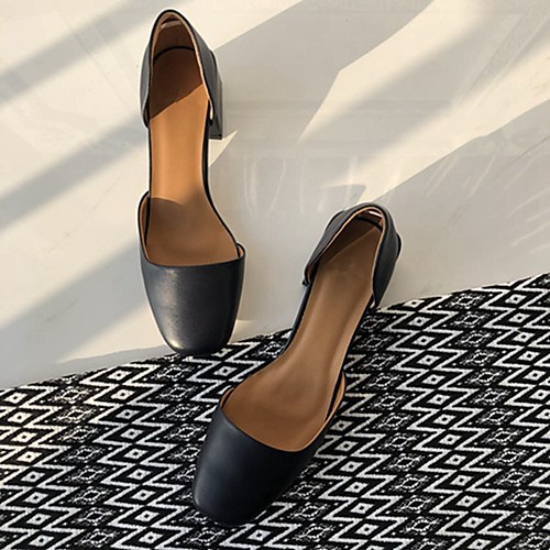 

Жен. Наппа Leather Весна Обувь на каблуках На толстом каблуке Темно-синий / Лиловый