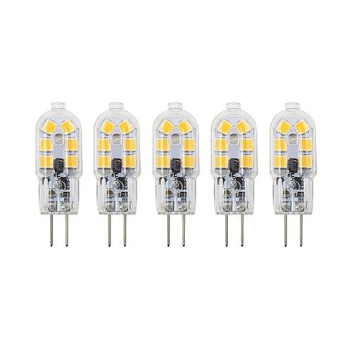 

5 шт. 3 W 200-300 lm G4 G8 Двухштырьковые LED лампы T 12 Светодиодные бусины SMD 2835 Милый 12 V