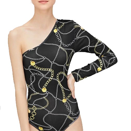 

Жен. Изысканный Черный Комбинезоны, Радужный С принтом M L XL