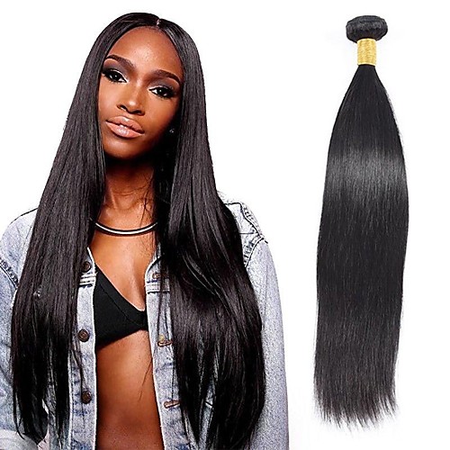 

6 Связок Бразильские волосы Прямой 100% Remy Hair Weave Bundles Человека ткет Волосы Пучок волос One Pack Solution 8-28 дюймовый Естественный цвет Ткет человеческих волос Жизнь Мягкость Толстые