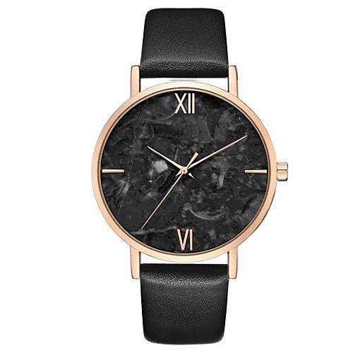 

Women's Quartz Watches Elegant Minimalist Black Blue Grey PU Leather Chinese Quartz Peach BlackWhite Rose Gold Chronograph Cute Casual Watch 1 pc Analog One Year Battery Life