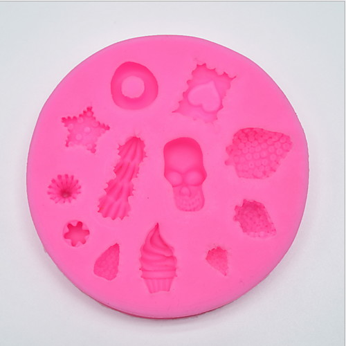 

2pcs Силикон Творческая кухня Гаджет Необычные гаджеты для кухни Формы для пирожных Инструменты для выпечки