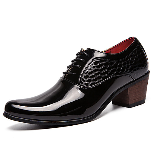 

Муж. Официальная обувь Лакированная кожа Весна / Осень На каждый день / Английский Туфли на шнуровке Нескользкий Черный / Платья / Комфортная обувь