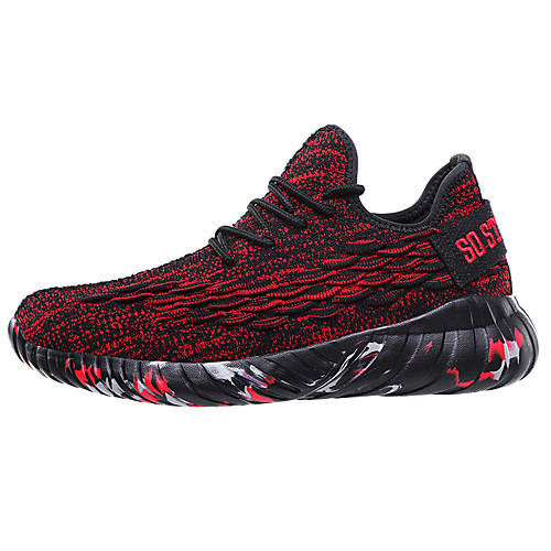 

Men's Tissage Volant Fall / Spring & Summer Sporty / Casual Athletic Shoes Running Shoes / Walking Shoes Breathable Red / Gray