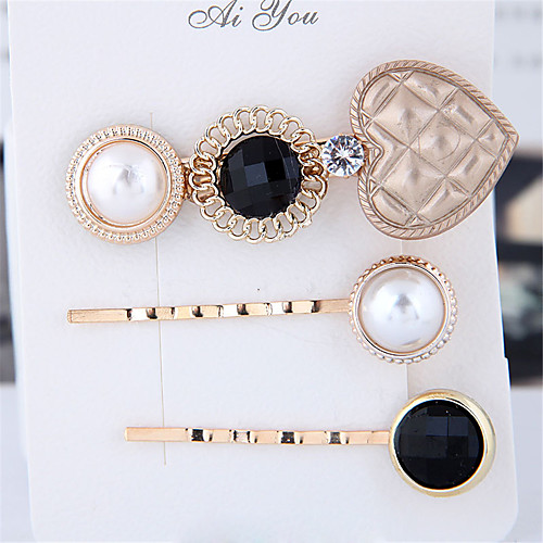 

Women's Ladies For Casual Date Imitation Pearl Alloy Gold 3pcs