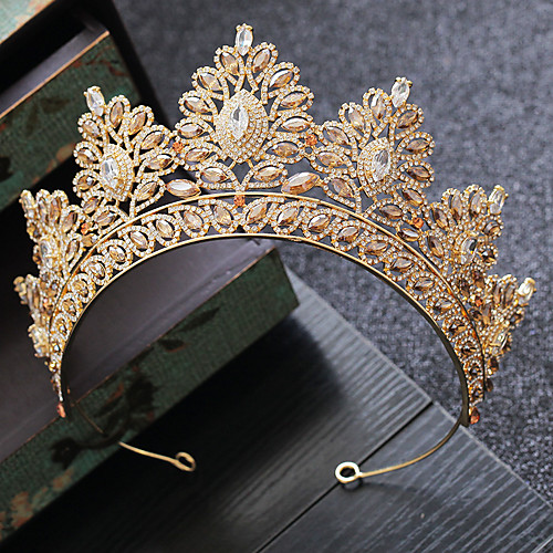

Alloy Tiaras with Crystal 1 Piece Wedding / Party / Evening Headpiece