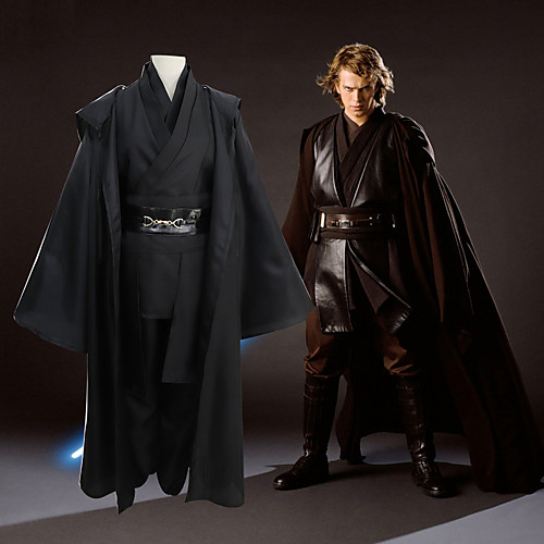 

Inspired by Cosplay / Star Wars Cosplay / Anakin Skywalker / Sith Anime Cosplay Costumes Japanese Cosplay Suits Solid Colored Long Sleeve Top / Pants / Collar For Men's / Cloak