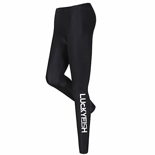 

LUCKYFISH Women's Dive Skin Leggings Bottoms UV Sun Protection Quick Dry Swimming Diving Painting Autumn / Fall Spring Summer / Winter / High Elasticity