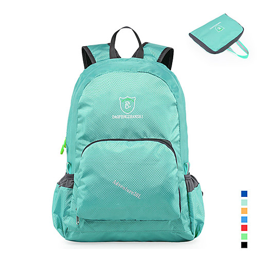 

20 L Hiking Backpack Lightweight Packable Backpack Lightweight Breathable Rain Waterproof Ultra Light (UL) Outdoor Hiking Camping Team Sports Nylon Forest Green Purple Fuchsia / Compact
