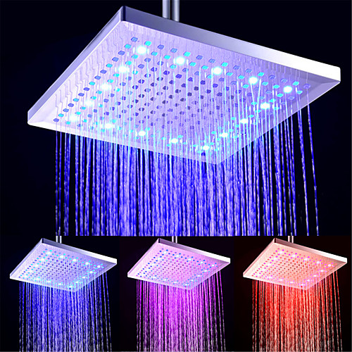

Современный Дождевая лейка Электропокрытие Особенность - LED / Новый дизайн / Для душа, Душевая головка