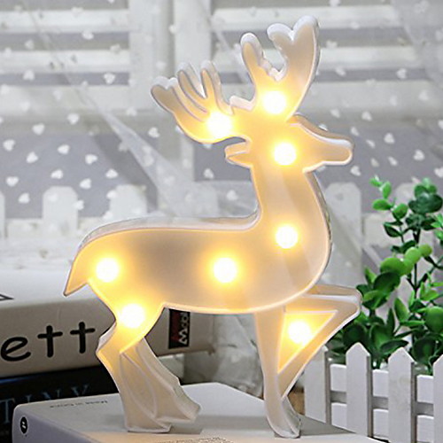 

1шт LED Night Light Тёплый белый Аккумуляторы AA Творчество <5 V
