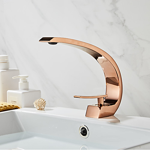 

Faucet Set - Widespread Rose Gold Centerset Single Handle One HoleBath Taps