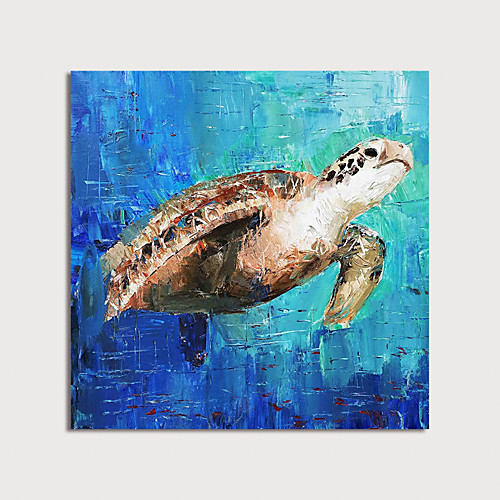 

Oil Painting Hand Painted - Animals Modern Stretched Canvas