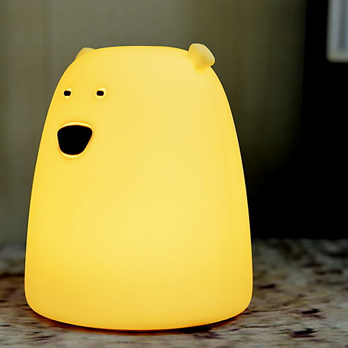 

1шт LED Night Light Тёплый белый Аккумуляторы AA Для детей / Творчество <=36 V