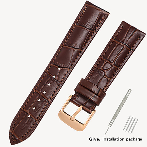 

Кожаный ремешок мужские кожаные часы с аксессуарами для браслетов. Заменитель дам Dw Pangang Longines Cassi Europe и США King 14/16/18/19 / 20mm