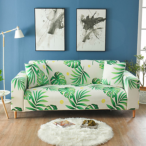 

Big Printed Sofa Cover Stretch Couch Cover Sofa Slipcovers for 3 Cushion Couch with One Free Pillow Case