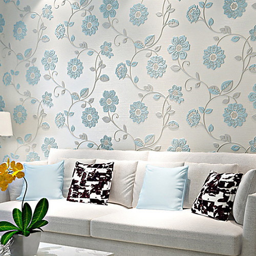 

Wallpaper Nonwoven Wall Covering - Adhesive required Floral / Botanical