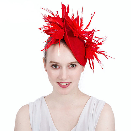 

Сеть / Лен / хлопок Fascinators / Цветы / Аксессуары для волос с Пух / Цветы 1 Свадьба / Вечеринка / ужин Заставка