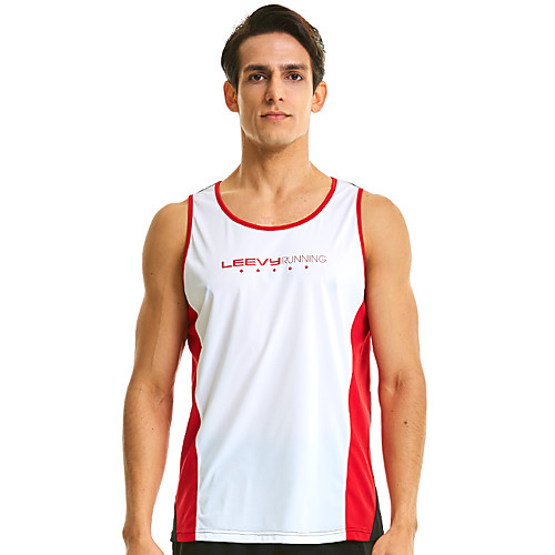 

Men's Running Shirt Running Fitness Lightweight Breathable Quick Dry Sportswear Plus Size Sweatshirt Top Sleeveless Activewear Micro-elastic