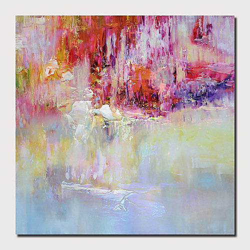 

Oil Painting Hand Painted - Abstract Landscape Comtemporary Modern Stretched Canvas