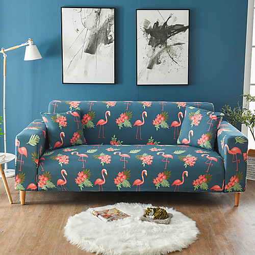 

Big Printed Sofa Cover Stretch Couch Cover Sofa Slipcovers for 3 Cushion Couch with One Free Pillow Case