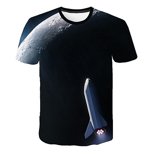 

Men's Daily T-shirt - 3D Print Black