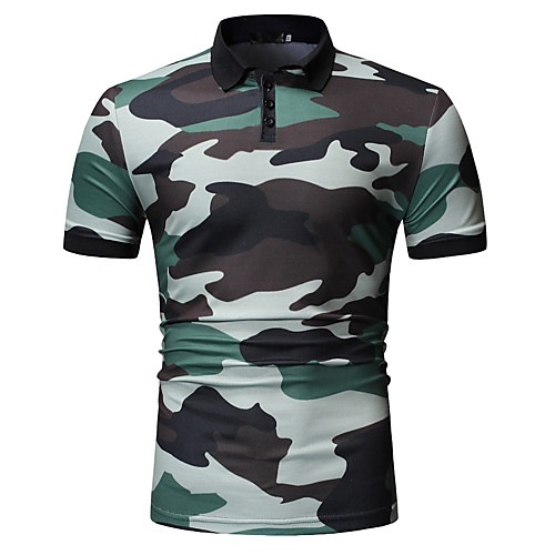 

Муж. Polo Круглый вырез камуфляж Синий XL