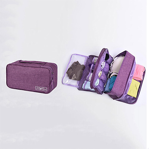 

Oxford Cloth Zipper Carry-on Bag Solid Color Daily Purple / Sky Blue / Dark Red / Fall & Winter