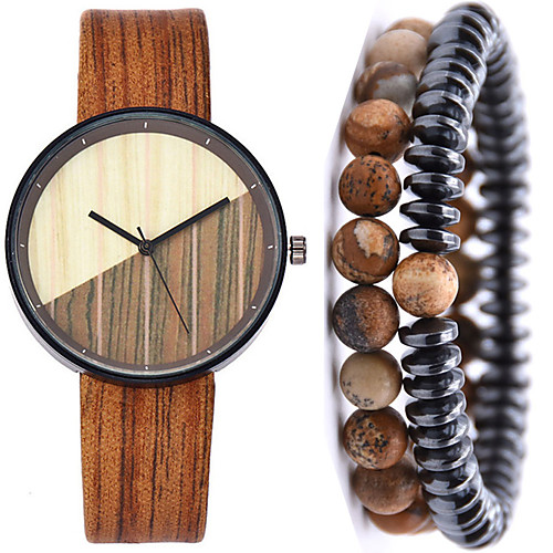 

Жен. Кварцевые Новое поступление Мода Коричневый Серый Желтый Искусственная кожа Китайский Кварцевый Коричневый Серый Желтый Секундомер Очаровательный Творчество 1 комплект Аналоговый / Один год