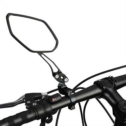 фото Зеркало заднего вида рулевое зеркало на велосипед регулируется прочный широкий угол заднего обзора велоспорт мотоцикл велоспорт aluminum alloy пвх черный Lightinthebox