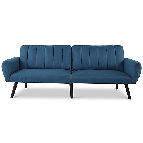 

современный темно-синий льняной футон диван-кровать диван
