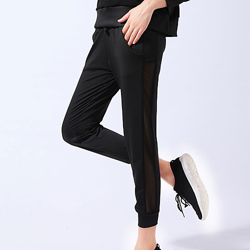 

Women's Yoga Pants Fashion Mesh Running Fitness Tights Activewear Breathable Soft Butt Lift Micro-elastic Slim