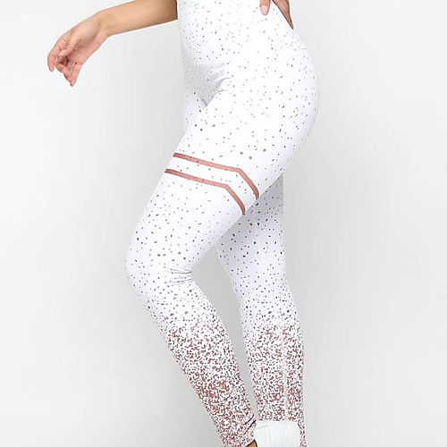 

Women's Yoga Pants Fashion Elastane Running Fitness Gym Workout Tights Leggings Bottoms Activewear Moisture Wicking Butt Lift Tummy Control Power Flex High Elasticity Skinny