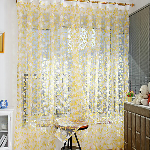 

Современный 1 панель Прозрачный Спальня Curtains