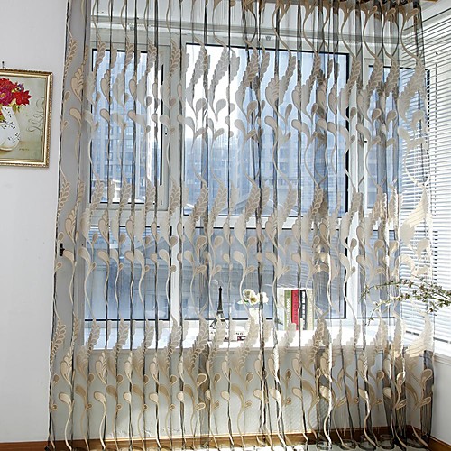 

Современный 1 панель Прозрачный Спальня Curtains
