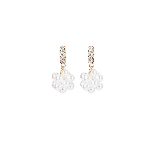 

Women's Stud Earrings Earrings Ball Stylish Simple Elegant Imitation Pearl Imitation Diamond Earrings Jewelry Gold For Party Anniversary Prom Work Festival 1 Pair
