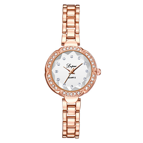 

Жен. Кварцевые На каждый день Мода Серебристый металл Розовое золото сплав Китайский Кварцевый Серебряный Черный / серебряный Розовое Золото Очаровательный Творчество Повседневные часы 1 ед.