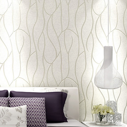 

Wallpaper Nonwoven Wall Covering - Adhesive required Lines / Waves