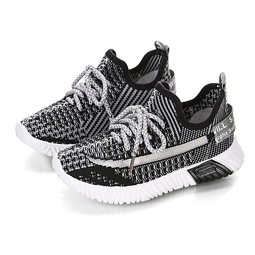 

Мальчики / Девочки Flyknit Спортивная обувь Удобная обувь Беговая обувь Черный / Розовый Весна / Осень