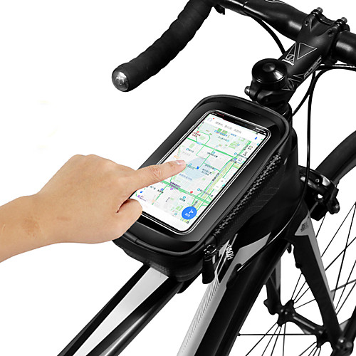 фото Wild man сотовый телефон сумка бардачок на раму 6.2 дюймовый сенсорный экран водонепроницаемость водоотталкивающая велоспорт для iphone 8 plus / 7 plus / 6s plus / 6 plus iphone x Lightinthebox