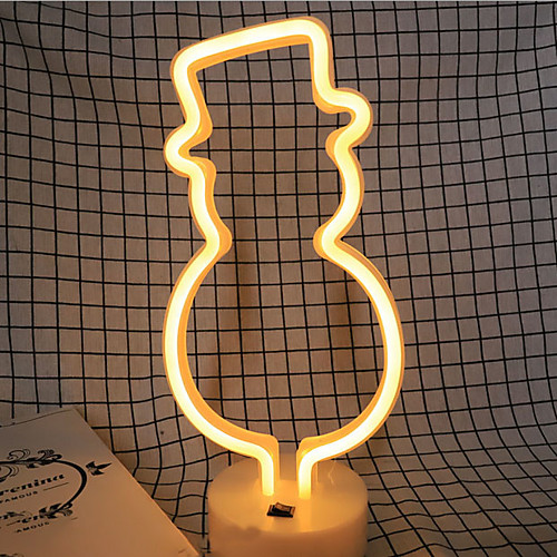 

1шт LED Night Light Тёплый белый USB Творчество <=36 V