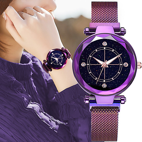 

Women's Quartz Watches Casual Fashion Black Blue Red Alloy Chinese Quartz Silver Red Purple Creative Luminous New Design 30 m 1 pc Analog Two Years Battery Life