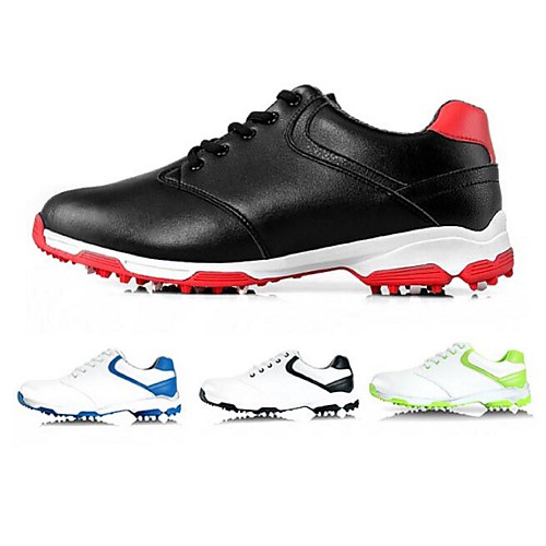 

PGM Men's Golf Shoes Breathable Anti-Shake / Damping Cushioning Wearproof Low-Top Golf Spring Summer Fall Red black Blue / White Green Black