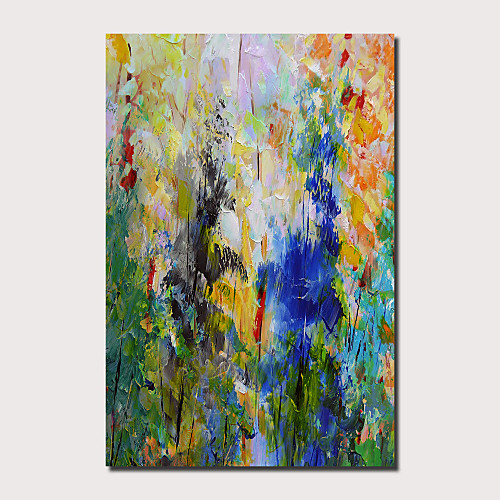 

Oil Painting Hand Painted - Abstract Landscape Comtemporary Modern Stretched Canvas