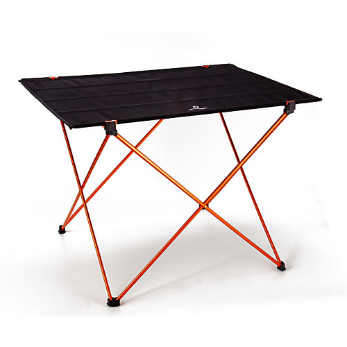 фото Bear symbol туристический стол легкость алюминиевый сплав 7075 очень тонкий складной полиэстер 1680d для походы осень весна черный / оранжевый буле / черный lightinthebox