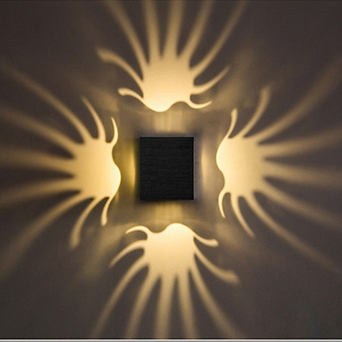 

Новый дизайн / Cool Традиционный / классический Настенные светильники В помещении / кафе Алюминий настенный светильник IP44 85-265V 1 W